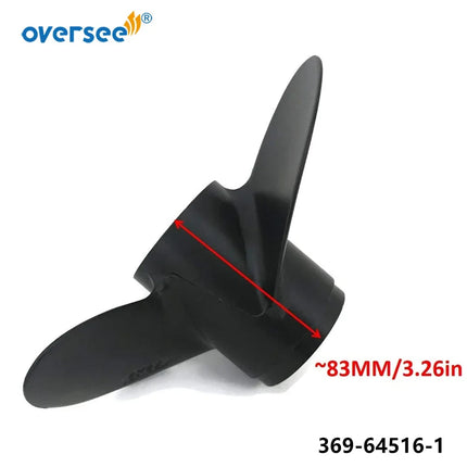 OVERSEE Boat Motor 369-64516 Propeller Aluminium For Tohatsu Nissan Outboard 369-64516-1 4HP 5HP 7.8 x 8"