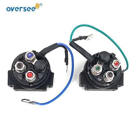 3C8-72581, 3C8-72580 Solenoid Relay Switch Assy UP&DOWN PTT for Tohatsu Nissan Mercury Quicksilver Outboard 2/4-stroke