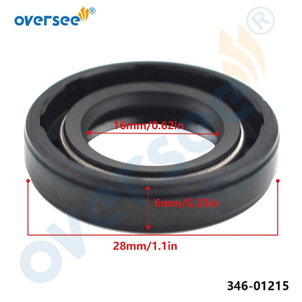 2PCS 346-01215-0 Oil Seal for Tohatsu Nissan Outboard Motor 25 30 HP 18x28x6mm 8537072