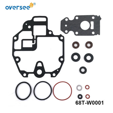 68T-W0001-20 Lower Unit Gasket Kit for Yamaha 4-Stroke 6HP 8HP 9.9HP Outboard Engine