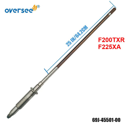69J-45501-00 Driveshaft 25" For YAMAHA 4T 200HP 225HP F200TXR F225XA Outboard Motor Drive Shaft 69J-45501-00-00 635mm