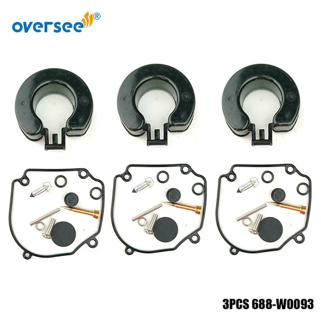 688-W0093 Carburetor Repair Carb Kit for Yamaha OUTBOARD 75HP 80HP 90HP 688-W0093-00-00