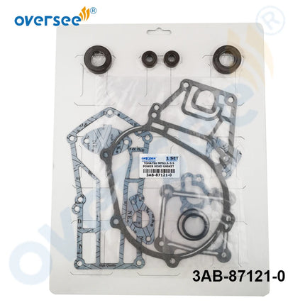 3AB-87121-0 Power Head Gasket Set For Tohatsu MFS2.5-3.5 4-Stroke Outboard Engine 3AB871210