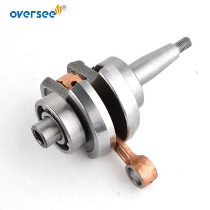 6E3-11400-00 Crankshaft with Piston Set For Yamaha 2 Stroke 5HP Outboard Engine