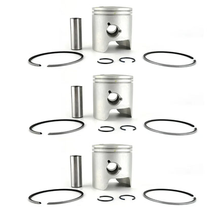 6H3-11635-01 Piston Kit +025 For Yamaha 3Cyl 60HP 70HP Outboard Engine 6K5-11635-01 6H3-11601-12 6K5-11635-03