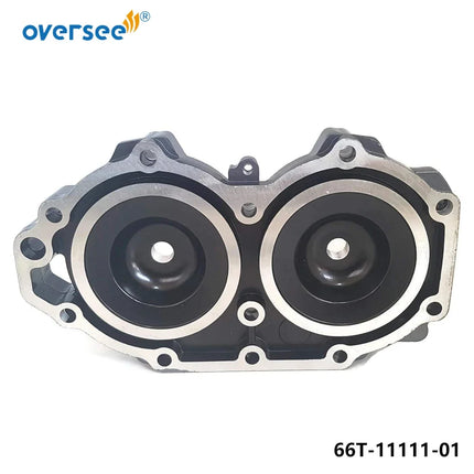 66T-11111-01-1S Cylinder Cover Head for Yamaha Parsun T 40HP 2-stroke Outboard Engine T40-05000003