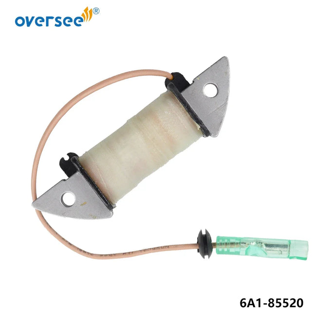 6A1-85520 Charge Coil for Yamaha Outboard Engine 2HP 2B 2M 2 Stroke Boat Motor 6A1-85520-00 6A1-85520-01