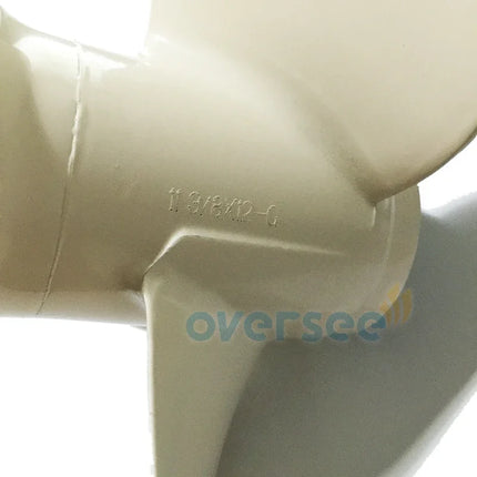 663-45952-02-EL Aluminum Propeller For Yamaha Outboard 40HP 50HP Engine 11-3/8x12-F