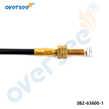 Oversee 3B2-63600-1 Throttle Cable Wire for Tohatsu Nissan 2-Stroke NS8B M8 Outboard Engine 3B2636001M 3B2-63600-0
