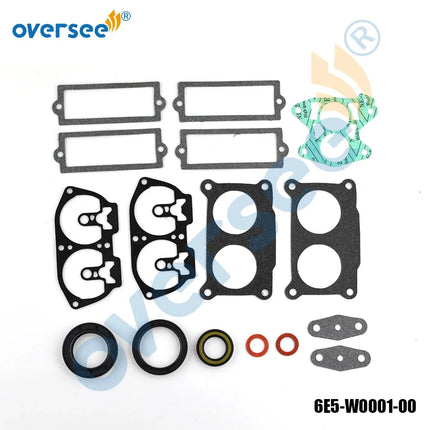 6F3-W0001 Powerhead Gasket Kit 6E5-W0001-01 For Yamaha 2T V4 115-130HP Outboard Engine 6E5-W0001-A2