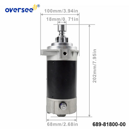 689 Electric Starter Kit for YAMAHA Outboard 25HP 30HP Outboard Engine