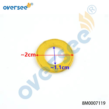 8M0007119 Oil Drain Plug Seal/Washer for Mercury Mercruiser Quicksilver 25-60hp 4 Stroke Outboard 26-8M0007119 10pcs