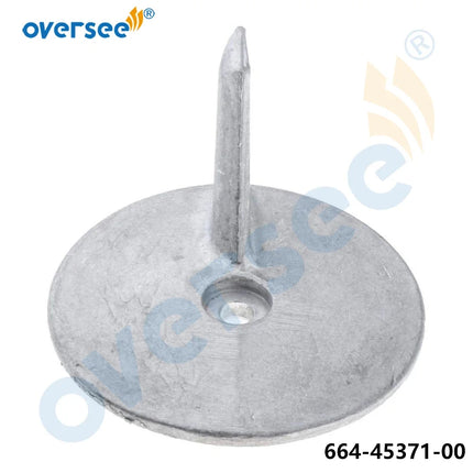 664-45371 Anode Trim Tab Zinc For Yamaha Outboard Motors 25-30-40-50 HP 1986-2006 2/4-stroke 664-45371-01