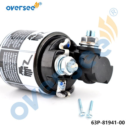 63P-81941-00 Starter Relay Assy for Yamaha 4-Stroke 150HP 200HP 225HP 250HP Outboard Engine 63P-81941-00-00