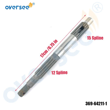 Oversee 369-64211 Propeller Shaft For Tohatsu Outboard Motor Mercury 5HP 2T Hnagkai 369-64211-0 369-64211-1