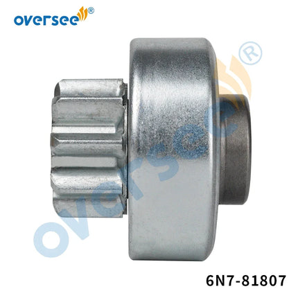 Boat Engine Starter Drive Gear 6N7-81807-00 for Yamaha Outboard Motor 150HP 200HP Motor Model 6N7