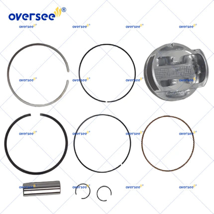 6CE-11631-01 Piston Set with Rings STD for Yamaha 4T 200 225 250 300HP Outboard Engine 6CE-11631-01-00