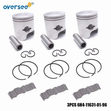6H4/63D Crankshaft & Power Head Rebuild Kit STD For Yamaha 2T 40HP 50HP 3 Cyl 40TRC Outboard Engine