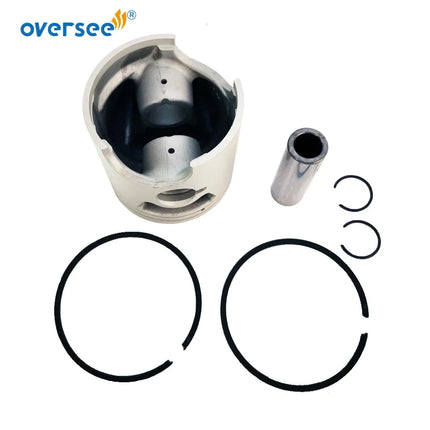 705-850026T1 Piston Set STD for Mercury 30HP-60HP Outboard Engine 850026T1 850026A1 with 39-831255A6 Rings