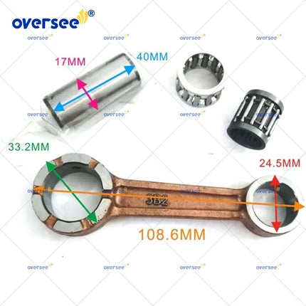 3B2-00040 Connecting Rod Kit For Tohatsu 2T 9.8HP 8HP 6HP Outboard Engine Hangkai 9.8HP 3B2-00040-0