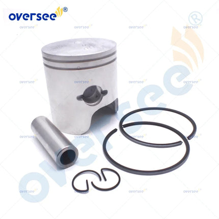 6H4-11631-09 STD Piston Set with 2 Rings for Yamaha 3Cyl 40HP 50HP Outboard Engine 6H4-11631