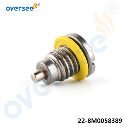 22-8M0058389 Drain Screw Magnetic Plug with Gasket for Mercury Mariner Gearbox 22-67892A06