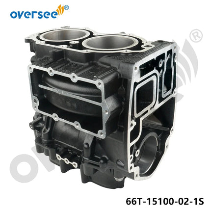 66T-15100-00 Cylinder Crankcase Assy For Yamaha Outboard Motor 2T E40X 40HP Parsun Hidea Seapro HDX 66T-15100-02-1S