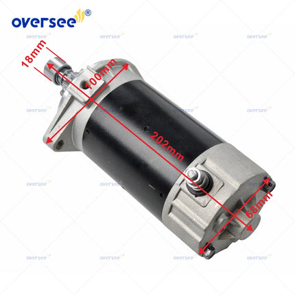 689-81800 Outboard Motor Starter For YAMAHA Outboard 25HP 30HP 689-81800-13 Or 689-81800-12 61T 61N 695 69S 61N-81800