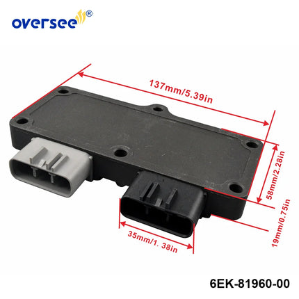 6EK-81960 Rectifier & Regulator for Yamaha F115 115HP FX Cruiser GP1800 SX190 195 240 Outboard Engine 6EK-81960-02 6EK-81960-10