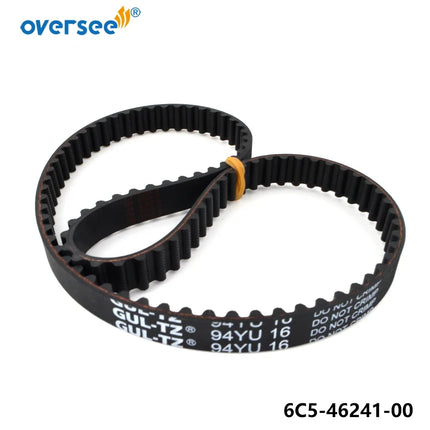 6C5-46241 Timing Belt For Yamaha Outboard 4 Stroke 25-70HP Engine 6C5-46241-00