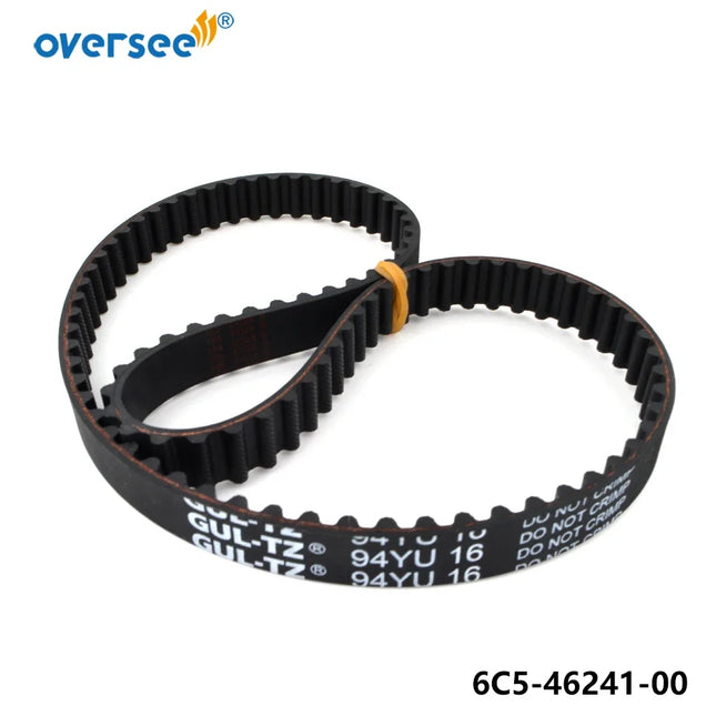 6C5-46241 Timing Belt For Yamaha Outboard 4 Stroke 25-70HP Engine 6C5-46241-00