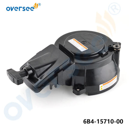 6B4-15710 Starter Assy for Yamaha E9.9D E15D 2-Stroke 6B4 Outboard Engine Boat Motor 6B4-15710-00