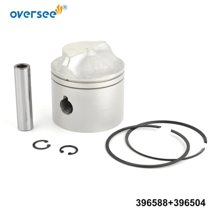 0396588 Piston Assy +030 For Evinrude Outboard E80-115HP Engine 5006667 0393929 392903