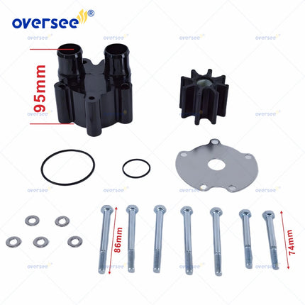46-807151A14 Water Pump Impeller Repair Kit For Mercury Mariner 46-807151A14 46-807151A7 Sierra 18-3150