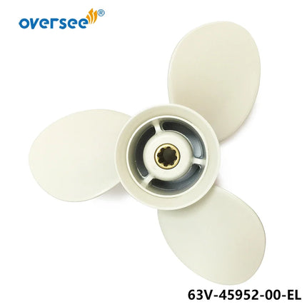 Aluminum Propeller 9-1/4x10 Fits Yamaha Outboard 9.9HP 15HP 63V-45952-00-EL 9 1/4 10