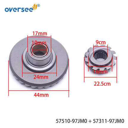 Forward Gear 57510-97JM0 And Pinion 57311-97JM0 Gear Kit For Suzuki Outboard Motor 4T DF2.5