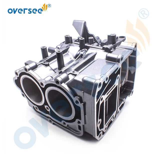 63V-15100 Cylinder Crankcase Assy For Yamaha 2 Stroke 9.9HP 15HP Outboard Motor Parsun T15-07010000 Seapro HDX 63V-15100-02-1S