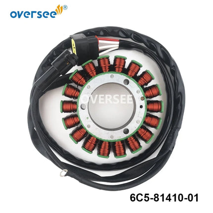 6C5-81410 Stator For Yamaha 50HP 60HP 70HP 6C6 Outboard Engine (2005-2017) 6C5-81410-00-00