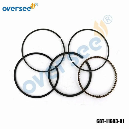 68T-11603-01-00 Piston Ring Set (STD) For Yamaha 6HP 8HP 9.9HP Outboard Engine F6 F8 F9.9 Boat Motor