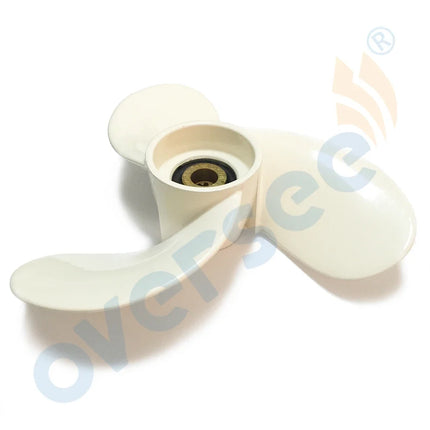 6L5-45943-01-EL Marine Aluminum Propeller F2.5A/3A 7-1/4x6 9 Spline For Yamaha 3HP Outboard Motor 6L5-45943