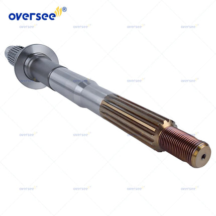 69K-45611-00 Propeller Shaft for Yamaha 200 225 250 HP 2-Stroke Outboard Engine Prop Shaft Counter Rotation 1990+