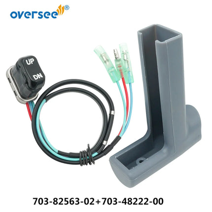 703-48222 Plastic Handle Housing For Yamaha Outboard Motor 703 Series Remote Control Box Parsun F15-13010002W Seapro 703-48222-0