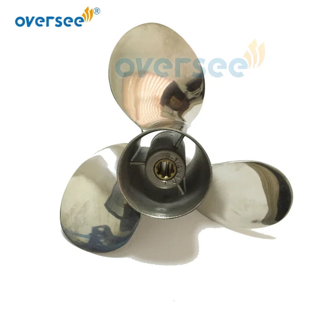 63V-45952 Stainless Steel Marine Propeller 9-1/4x10 For Yamaha Outboard Motor 2T 4T 9.9HP 15HP 63V-45952-00-SS Parsun HDX Seapro