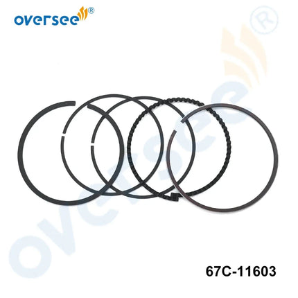 67C-11603 Piston Ring Set (STD) for Yamaha 20-70HP Outboard Engine Parsun F25-05020102 Mercury 893525A01