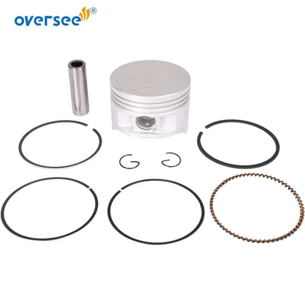 Oversee 69W-11631-00-97 STD Piston Set for Yamaha 4T 25HP 30HP 40HP 50HP 60HP Boat Motor 65mm