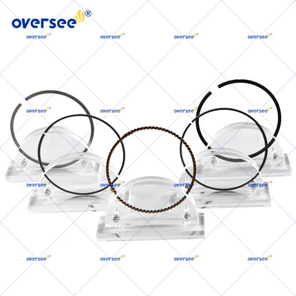 6D8-11603-10 Piston Ring Set (STD) for Yamaha DF 75 90 115HP 4 Stroke Outboard Engine 6D8-11603 67F-11603