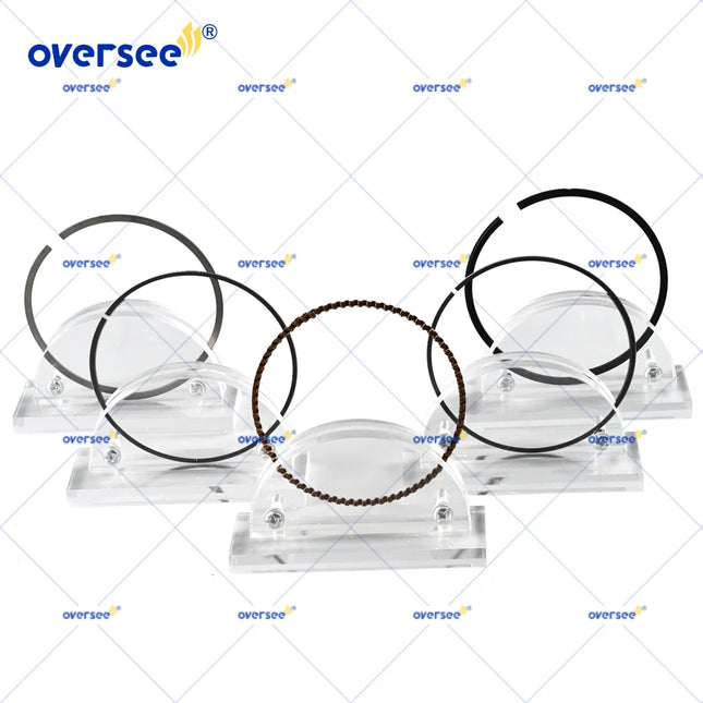 6D8-11603-10 Piston Ring Set (STD) for Yamaha DF 75 90 115HP 4 Stroke Outboard Engine 6D8-11603 67F-11603