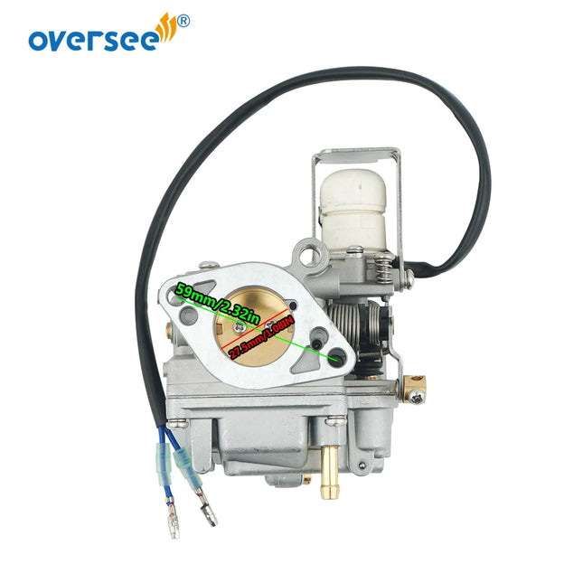 6AH-14301-20 Marine Carburetor Assy And 2pcs 6AH-13646 Gaskets For 4 Stroke 15HP 20HP YAMAHA PARSUN Outboard Motor 6AG-14301