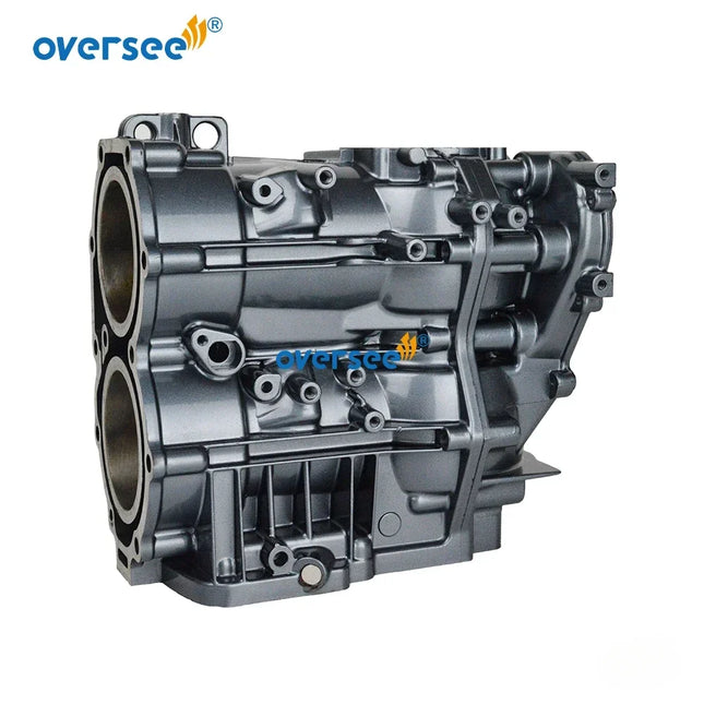 69P-15100-00-1S Full Set Crank Case with Sleeve For Yamaha 25HP 30HP Outboard Engine 61N 69P Model 61N-15100 69P15100