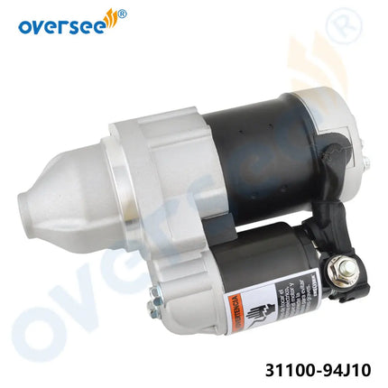 31100-94J10 Starter Motor For Suzuki Marine 31100-94J20 31100-94J21 31100-95J00 DF9.9/15/20/25/40/50/60 HP Outboard Engine CCW